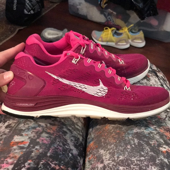 EUC Nike lunarglide 5 brand new insoles -NIKE plus - Picture 2 of 7